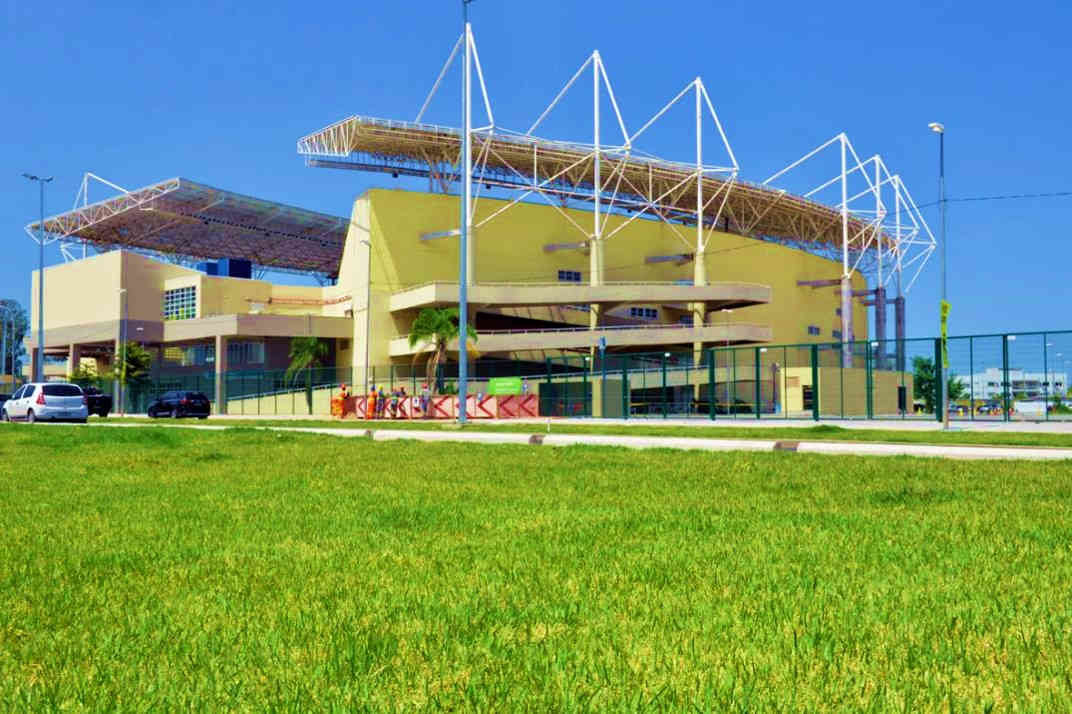 Complexo Esportivo Deodoro Grama paisagismo - Complexo Esportivo Deodoro