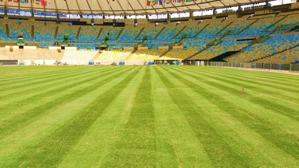 instalação grama Maracanã instalação grama Maracanã